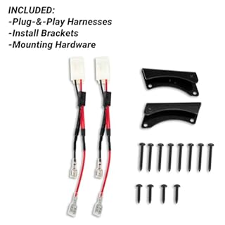 SSV Works 2024-2025 Jeep Wrangler JL/Gladiator JT Overhead Speaker Adapters – Plug-&-Play Mounts for 6.5"–6.75" Aftermarket Speakers