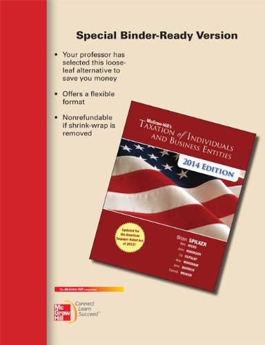 Loose-leaf for McGraw-Hill's Taxation of Individuals and Business Entities, 2014 Edition