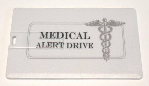 Medical Alert USB Flash Drive Wallet Card