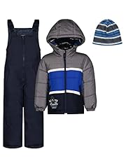 Blue / Grey Stripe Snowsuit