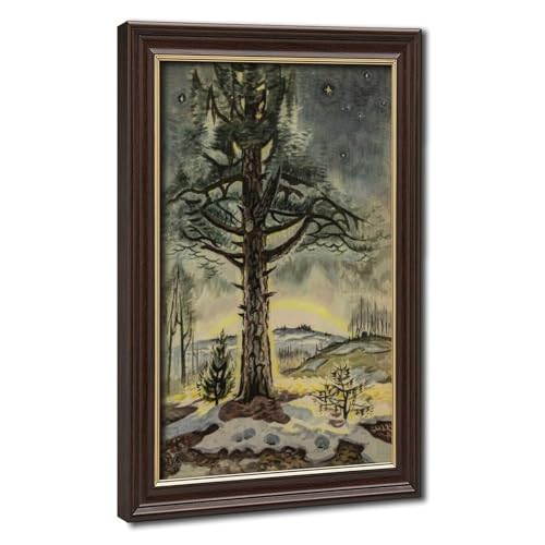 Toile Late Winter Dawn de Burchfield pour illuminer un salon lumineux