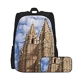 [Struktur] Schultasche: 1 Haupttasche mit großem Fassungsvermögen, die Lehrbücher, Bleistiftschachteln, Kleidung und andere große Gegenstände aufnehmen kann. Eine integrierte große Patch-Tasche bietet Platz für Schlüssel, Kleingeld usw. und zwei Netztaschen auf beiden Seiten können Wasserflaschen, Regenschirme, Federmäppchen: Es gibt 2 Zipper-Haupttaschen und es gibt keine Patch-Tasche in einer Haupttasche. Die andere Haupttasche hat 3 aufgesetzte Taschen und 5 Stiftpositionen.