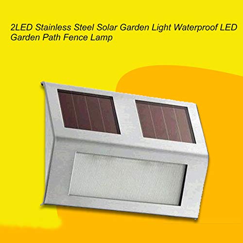 Sunnyflowk 2LED Lampada da Giardino a Luce Solare