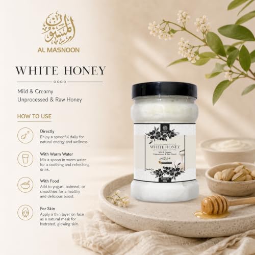 Miel Blanca AL MASNOON 500g Natural y Pura miniatura 4