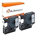 Produktbild Bubprint 2 Schriftbänder kompatibel für Dymo 45014 S0720540 für Labelmanager 160 210D 280 350D 360D 420P 450D 500TS PnP Labelpoint 100 150 200 250 350