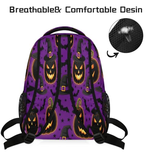 Mochila de calabaza de Halloween para regalar a estudiantes de secundaria 4