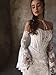 Lace Mermaid Bridal Dresses for Bride with Off Shoulder Sleeves Side Slit Open Back Tight Sexy Long Wedding Elopement Gowns Ivory Size 6