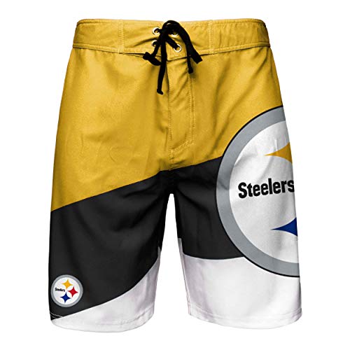 Image of FOCO Mens NFL Team Logo Color Dive Swim Boardshorts