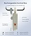 VOCIC Upgrade Foldable Electric Patient Lift, Medical Body Transfer Lift with Sling, Lift Chair Lift Assist for Elderly, Lift Elderly from Floor, Easy Disassemble, 440LBS Weight Capacity, AY02