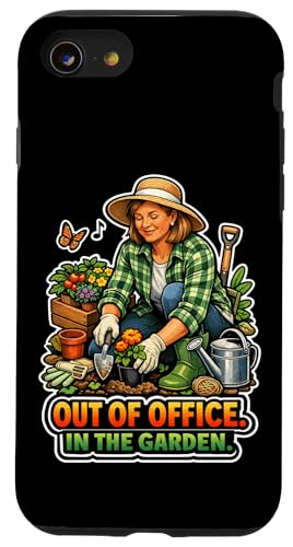 �uOut of Office In The Garden�v �X�}�z�P�[�X iPhone SE (2020) / 7 / 8 �p