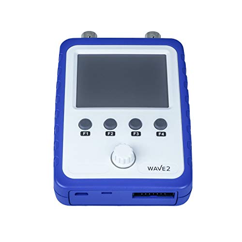 Image of NooElec JYETech WAVE2 2-Channel Portable Digital Storage Oscilloscope & DDS Function Generator - Fully Assembled and Tested DSO 15801 with Battery, Large 2.4 inch Color Touch Screen, and 2 BNC Probes