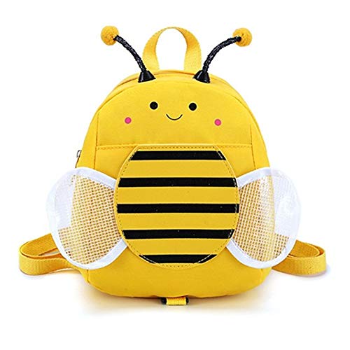 Sac Enfant Fille Sac A Dos Bebe Petite Abeille Cartable A Roulette Fille Primaire Anti-Perdu Sac ÉCole Maternelle Personnalisé Les Dessins AniméS Yellow Cover