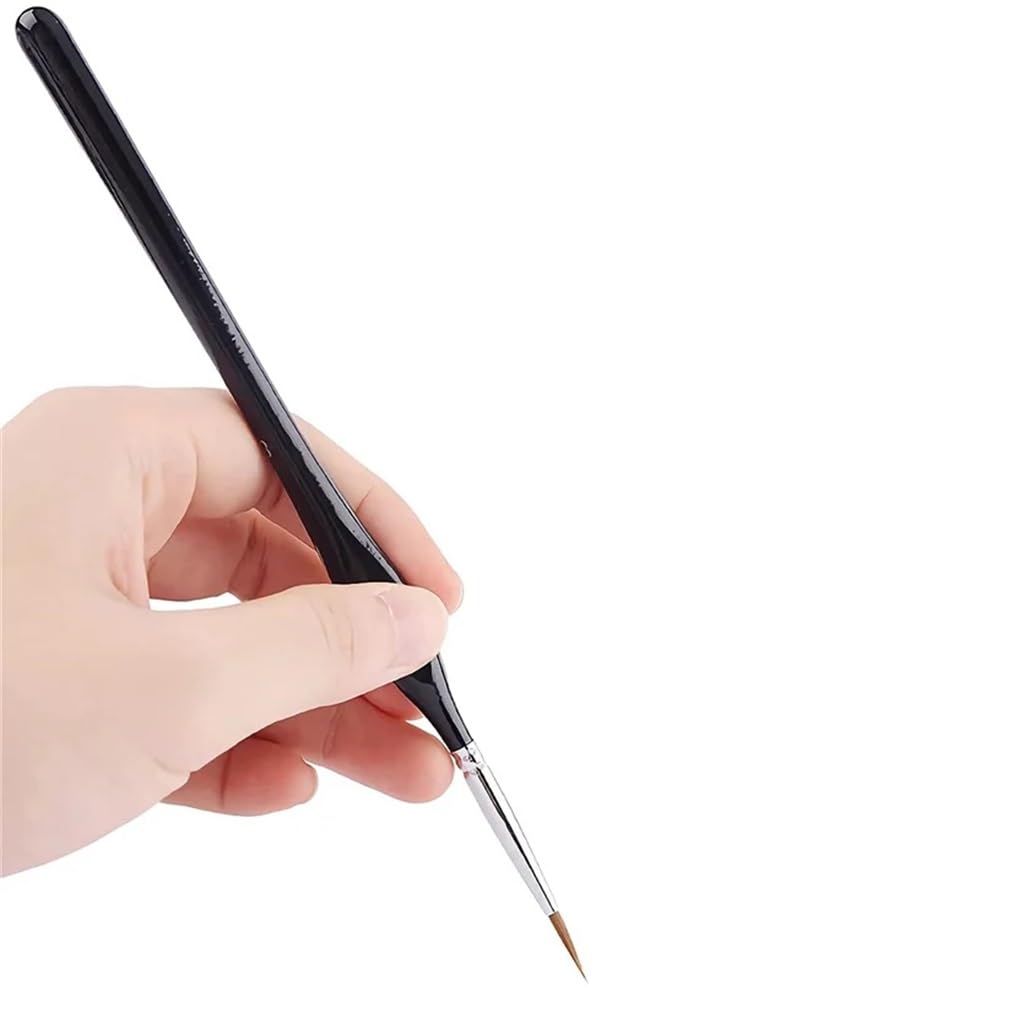 XBTGS Malpinsel, Miniatur-Pinsel, Mini-Pinsel, Aquarell-, Öl-, Nagelpinsel, D-wie abgebildet, D-wie abgebildet