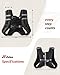 ZELUS Weighted Vest, 6lb/8lb/12lb/16lb/20lb/25lb/30lb Weight Vest with Reflective Stripe for Workout, Strength Training, Running, Fitness, Muscle Building, Weight Loss, Weightlifting, Black(16 lb)