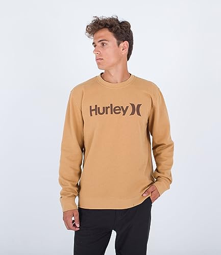 Hurley O&o Solid Fleece Crew pull homme chaud et respirant
