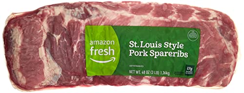 Amazon Fresh Brand, Pork St. Louis Ribs, 3 lb