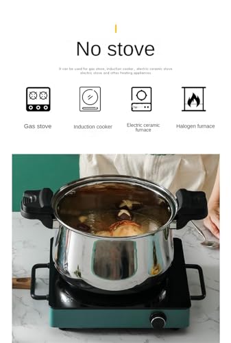 Olla a presión de acero inoxidable 6.5 L miniatura 2