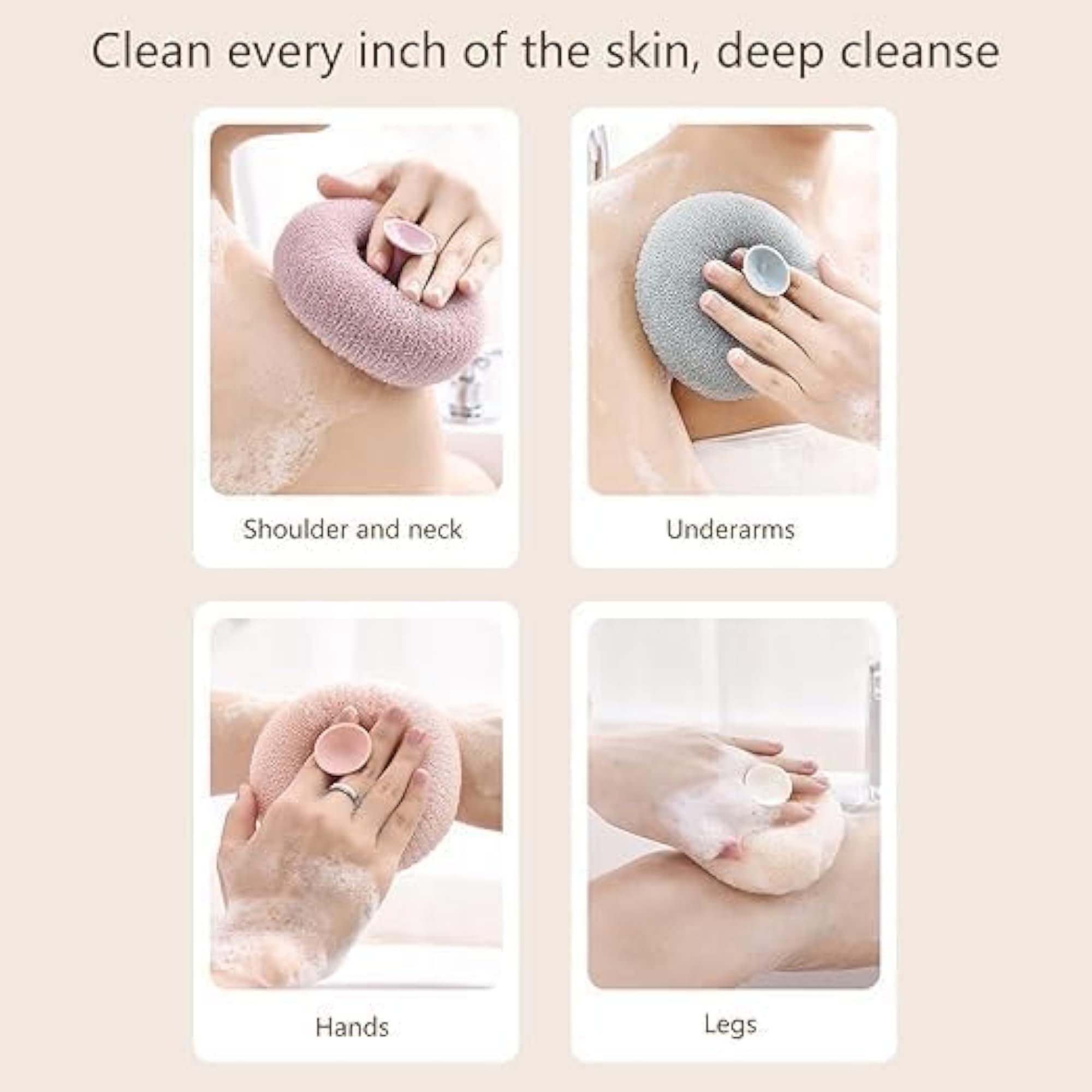 Exfoliating Sponge Shower Bath Loofah for Women and Men
