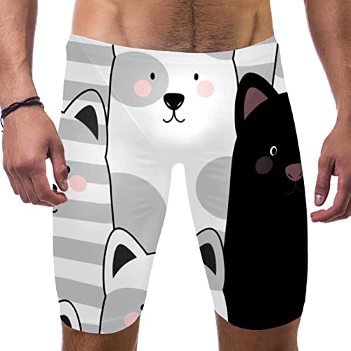 Maillot de bain homme à chats colorés pour vos vacances d'été