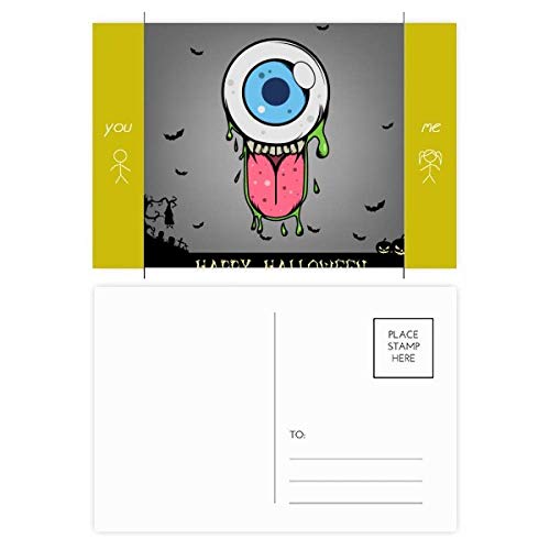Cartes postales Alien Halloween 20pcs pour ne plus manquer de cartes de remerciement originales