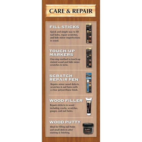 Image of Varathane 375539 Premium Wood Putty, 3.75 oz, Dark Walnut