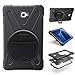 Galaxy Tab A 10.1 P580 2016 Case, KIQ Shockproof Heavy Duty Military Full-Body Protection Kickstand Screen Protector for Samsung Galaxy A 10.1 with S-Pen 2016 SM-P580 & SM-P585 (Shield Black)