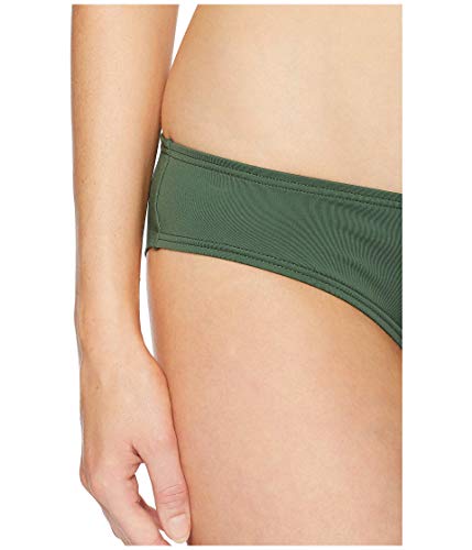 Vince Camuto Shore Shades Shirred Smooth Fit Cheeky Bikini Bottom Palm Lg #TOP3