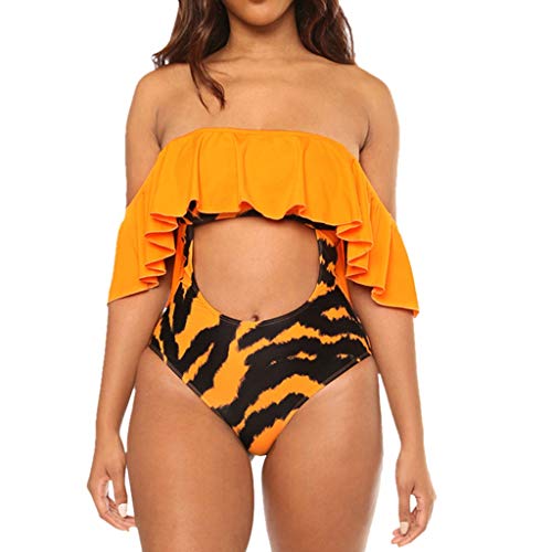 Bikini plissé à blocs de couleurs maillot de bain de plage confortable pour femme