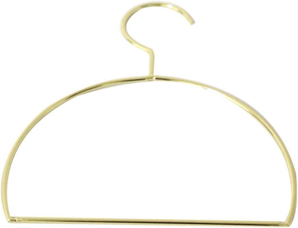 Space-Saving Metal Scarf Hanger Semicircular Tie Rack Closet Organizer Hooks for Hanging Non-Slip Belt Rack