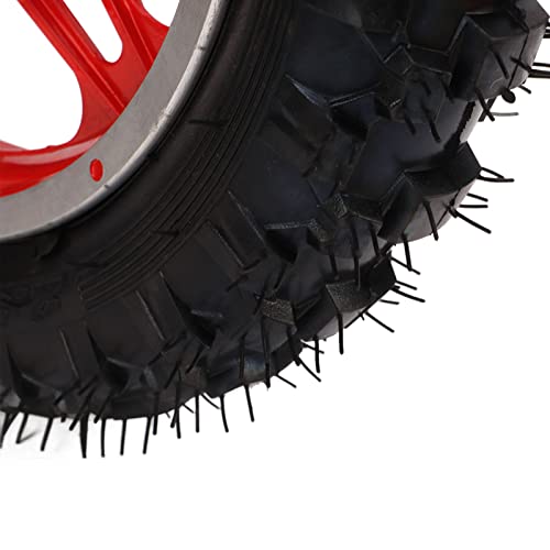 Pit Bike Felge Mini Bike 10 Zoll Pit Bike Felge Dirt Bike Hinterrad 2,5-10 Zoll Hinterrad Felge Reifenmontage Rutschfest Verschleißfest für Off-Road-Motorräder Dirt
