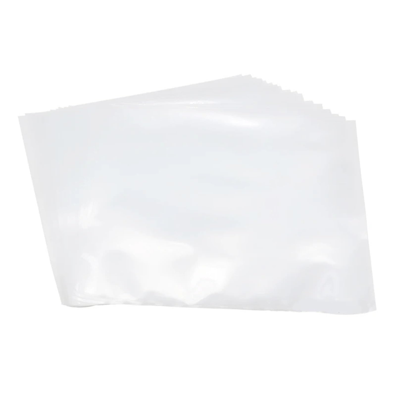 30 Fundas Exteriores de plástico Resistentes con Parte Superior Abierta y Plana for Discos de Vinilo de 12 Pulgadas, Dobles o Plegables Fundas para Discos De Vinilo