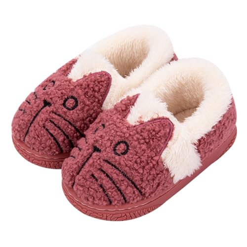 KVbabby Zapatillas de Estar por Casa para Niñas Niños Invierno Zapatillas Interior Casa Caliente Pantuflas Mujer Suave Algodón Calentar 30-31 EU (Fabricante: 210)