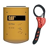 Caterpillar 1R-0734 Engine Oil Filter w/IHD Strap Wrench Bundle (1)
