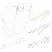 Produktbild Kiwochy 4 Stück Perlen Brillen Kette Sonnenbrille Gurt Brillenbänder Brille Kordel Sonnenbrillen Band Brillen Halter Kette für Brillen und Sonnenbrillen (4 Color)
