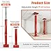 B4B BANG 4 BUCK House Jacks for Leveling Crawlspace, 21" - 43" Height Range, 11023 lbs Max Load Capacity, Floor Jacks Post Pole for Leveling, 2 Pack