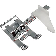 FQTANJU 1 Piece Adjustable Guide Sewing Machine Presser Foot - Fits All Low Shank Snap-On Sewing Machine Singer, Brother, Babylock, Euro-Pro, Janome, Kenmore, White, Juki, New Home.