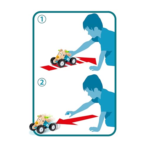 Brio Builder Nachziehmotor-Set - 67 Teile Konstruktionsspielzeug ab 3 Jahre – Ansicht 3