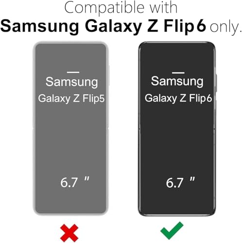 Image of MIDOS Back Cover Compatible with Samsung Z Flip 6 Silicone Case Full Protection Shock Proof Case for Samsung Galaxy Z Flip 6 (Grey)