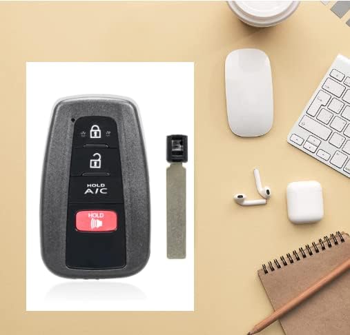 Miniatura 4 de Nuevo reemplazo remoto de llavero de coche para Toyota Prius Prime 2017/2018/2019/2020 con identificación de FCC: HYQ14FBE (OE# 89904-47460)
