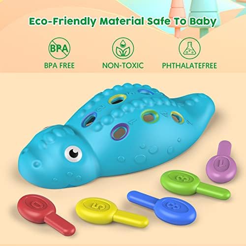 Baby Toddler Montessori Toys for 1 2 3 Year Old, Sensory Toys for Babies, Travel Toys Dinosaurs Fine Motor Skills for Toddlers kids Games Activity Toys, Birthday Gifts for One Two Year Old Boys Girls