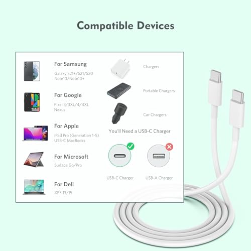 Image of iPhone 17 Pro Max Charger Fast Charging,[Apple MFi Certified] 2 Pack 40W USB C Fast Charger Block with 10FT Type C Charging Cable Cord for iPhone 17 /17 Pro /17 Pro Max /Air /16 /16 Pro /16 Plus /15