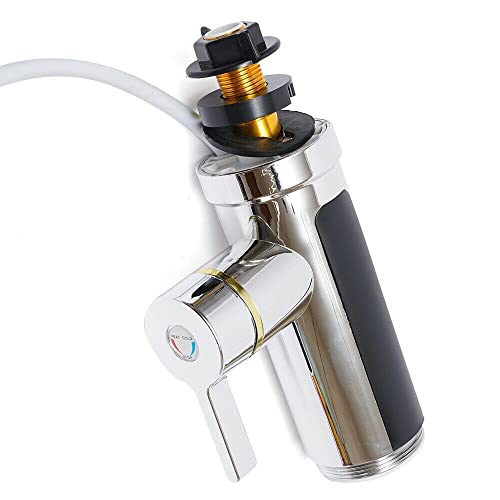 Chauffe-eau instantané de robinet électrique 360° LED 3000W eau chaude - 5