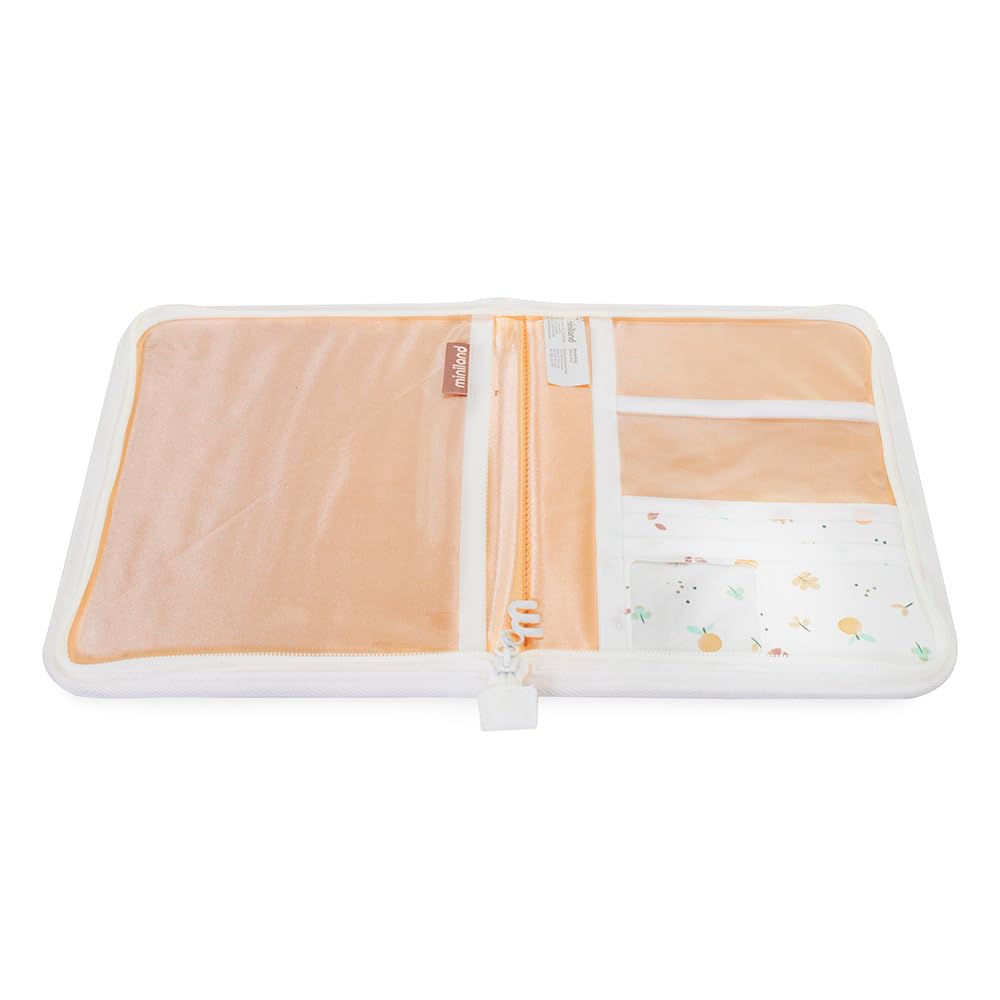 Miniland Portadocumentos Cartilla Sanitaria del Bebé, Ideal para Documentos niños y niñas, Accesorio Maternidad, Regalos Recien Nacido, Regalos para Baby Shower