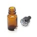 Yizhao Ambar Frasco Cuentagotas Cristal 10ml, Botellas Cuentagotas con [Pipeta Cuentagotas Cristal],...