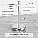 Nfijnlt Safety Razor Holder Stand, Safety Razor Stand for Men, Razor and Shaving Brush Holder Stand, Metal Base for Added Stability and Long-Lasting Use