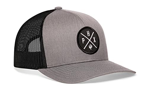 Image of HAKA State City Trucker Hat for Men & Women, Adjustable Baseball Hat, Mesh Snapback, Sturdy Outdoor Black Golf Hat