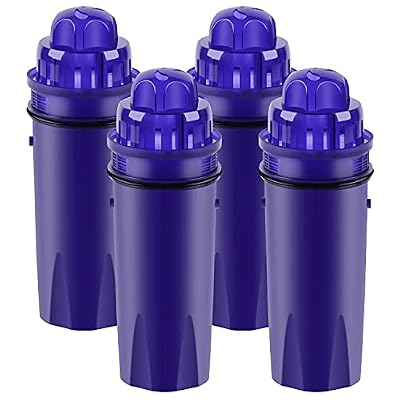 ICEPURE Pitcher Water Filter Replacement for PUR CRF950Z, CRF-950Z, PPF900Z, PPF951K, PPT700W, CR-1100C, CR1100CV, DS-1800Z, PPT711W, PPT711B, PPT111W and More PUR Pitcher and Dispensers System, 4PACK