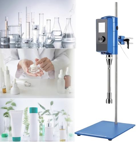 High-Speed Digital Homogenizer & Emulsifier, Adjustable 2000-28000rpm Shear Mixer for Lab Applications - Precision Mixing & Blending Equipment