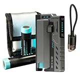 【虎大工業】国内唯一正規取扱店 公式革新的な電池交換デザイン モバイルバッテリー 乾電池式 スマホ充電器 BT-22 | 防災グッズ・緊急用 | 急速充電20W・着脱式・バッテリー残量表示 | 21700/20700/18650対応・超軽量・大容量 | PSE認証済み・多重保護・機内持ち込み可 | iPhone/Android対応 | 電池2枚/4枚セット(シルバー, 電池2枚)