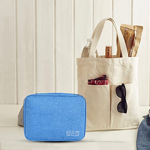 Faltbare Aufbewahrungstaschen Kompakte Reise-Organizer-Tasche Elektronikzubehör Hüllen Aufbewahrungstasche für Kabel USB SD-Karte Power Bank Kopfhörer Schrank-Vakuum-Aufbewahrungsbeutel – Bild 4